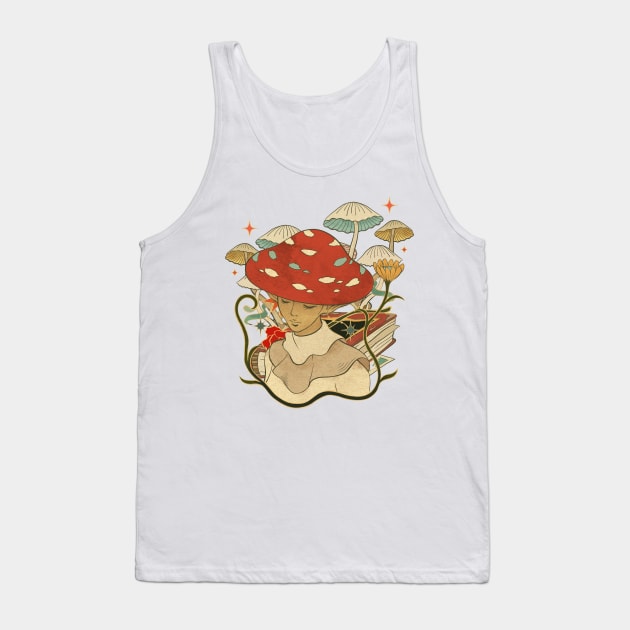 The Mushroom Boy Goblincore Tank Top by soulfulprintss8